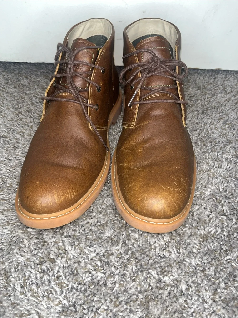 Timberland Belanger  Men's Chestnut Leather Chukka Boots